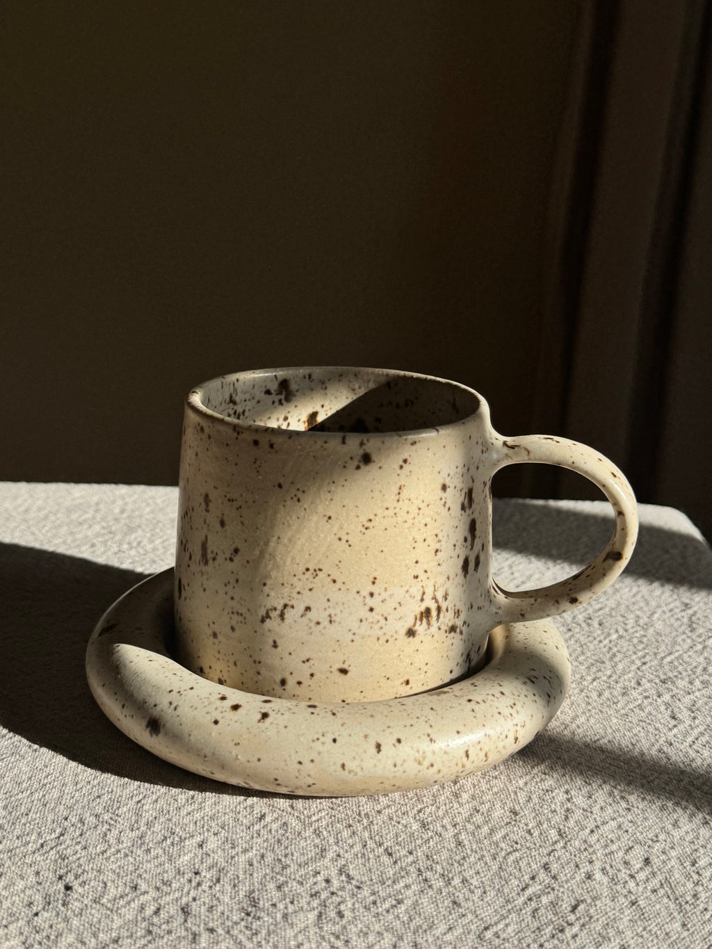 Bubble coaster mug set