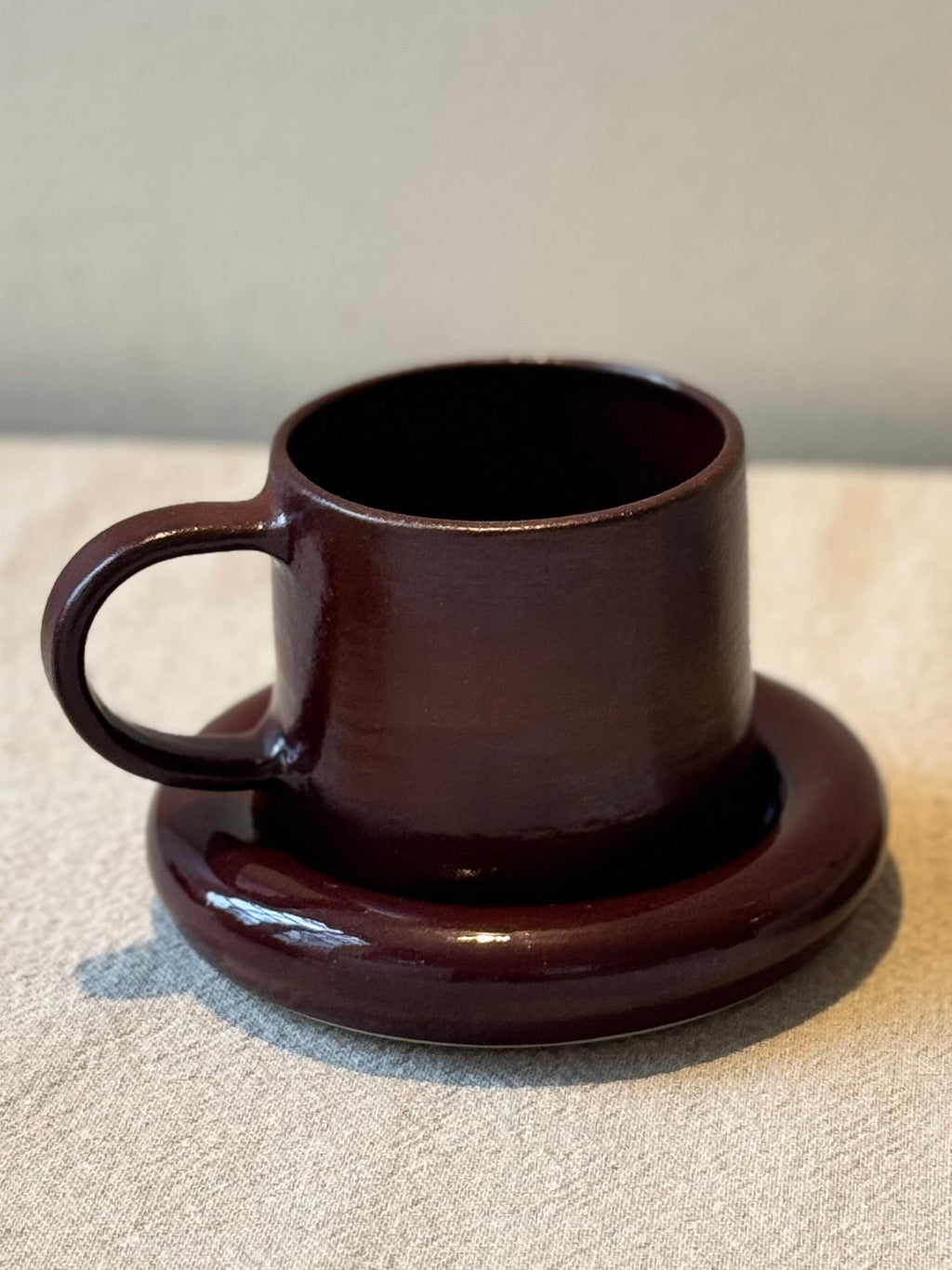 Bubble coaster mug set
