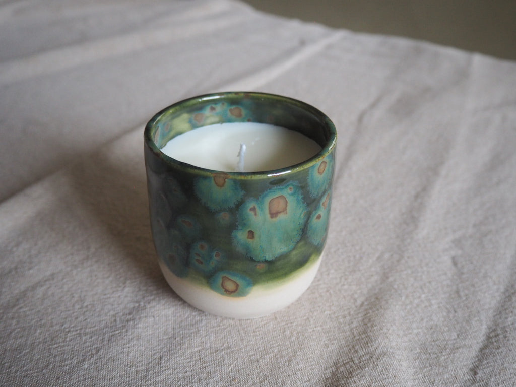 Green Scented Winter Candle