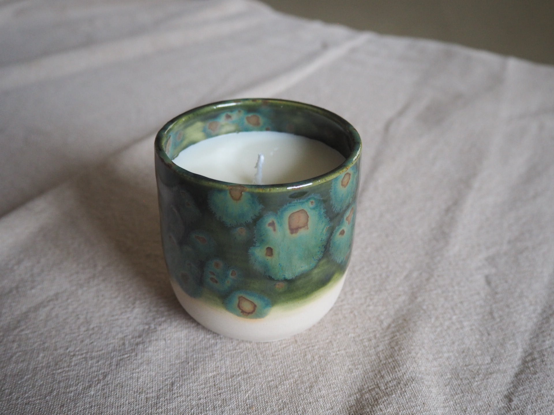 Green Scented Winter Candle