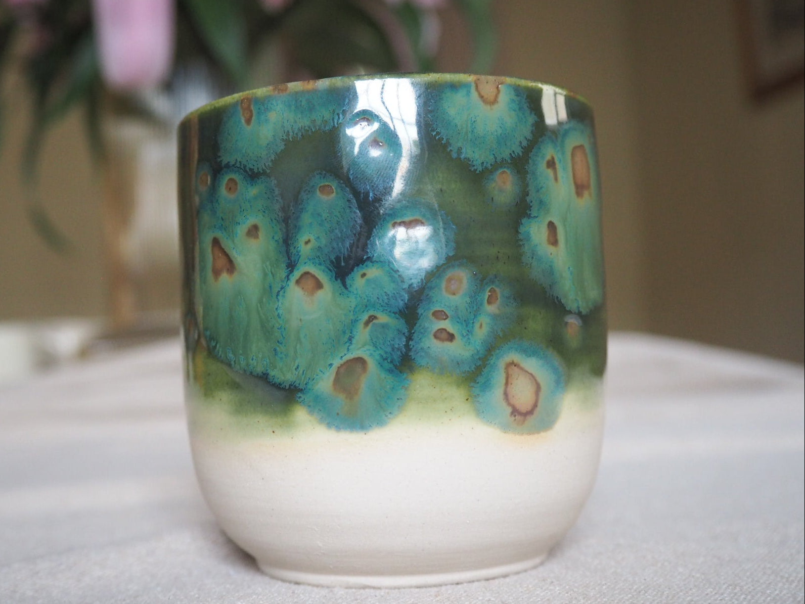 Green Scented Winter Candle