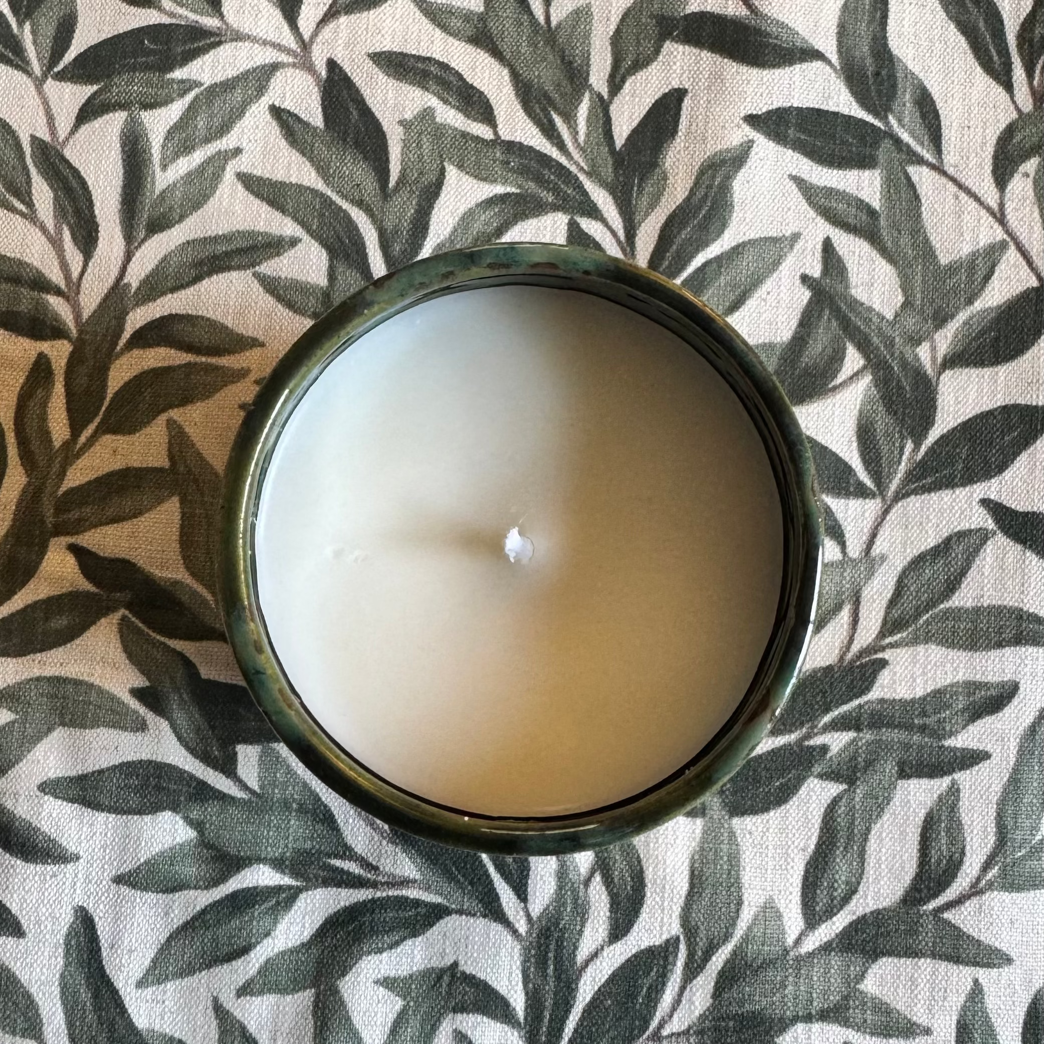 Green Scented Winter Candle