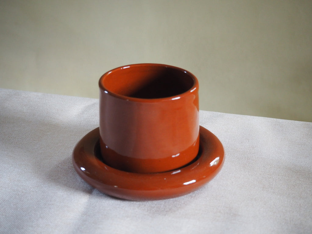 Bubble Coaster Cup Set Brown