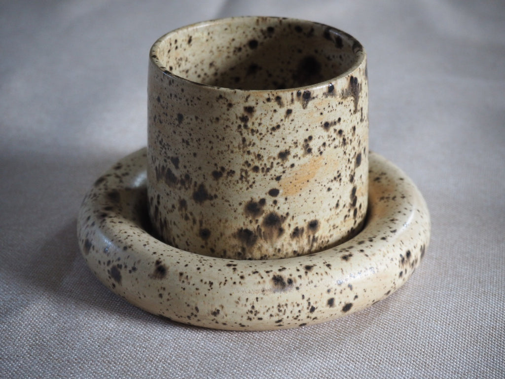 Bubble Coaster Cup Set Speckled